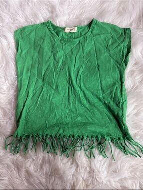 Angie girls Bright Green Knit Top